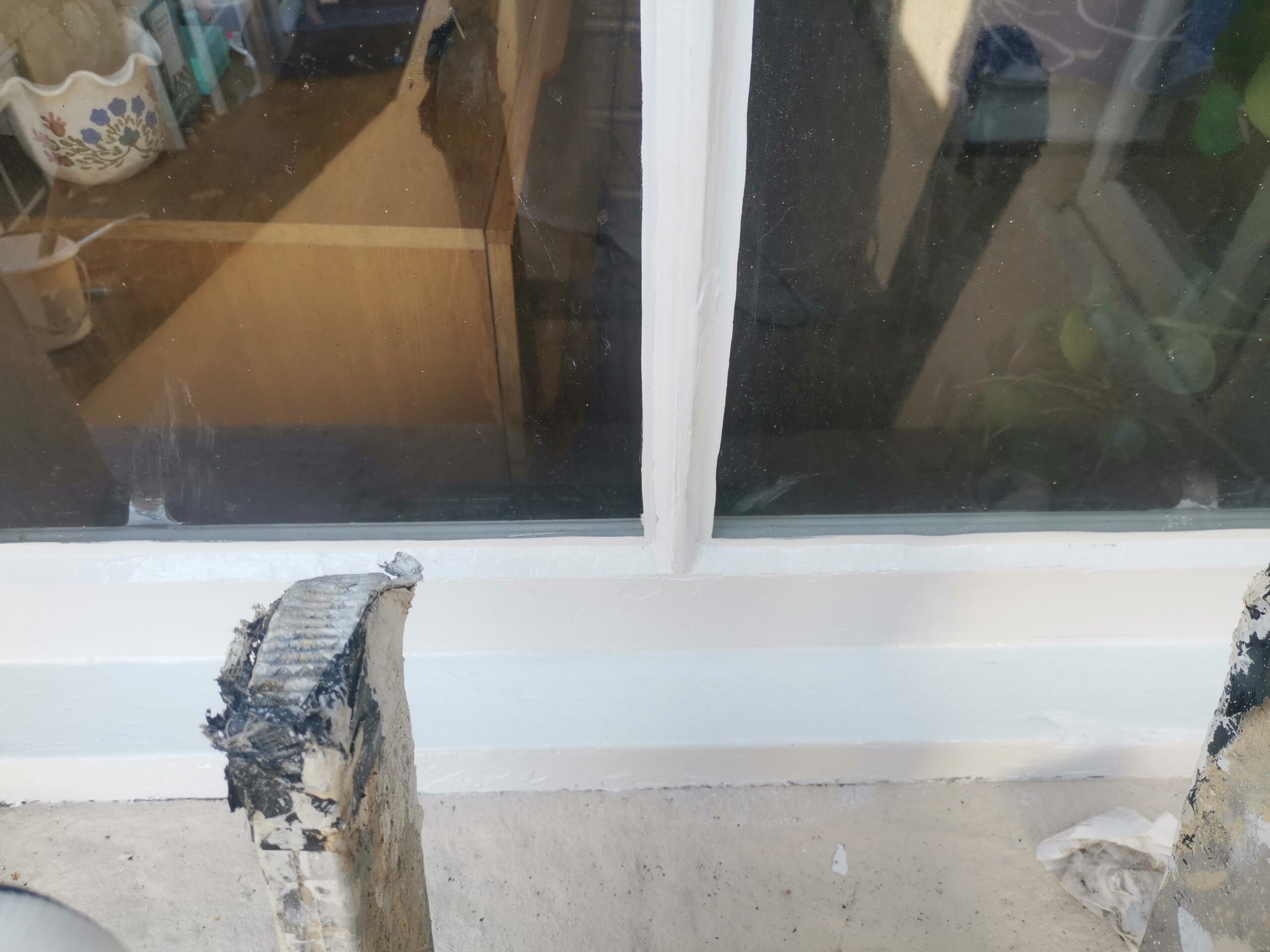 exterioe sash window painting clifton